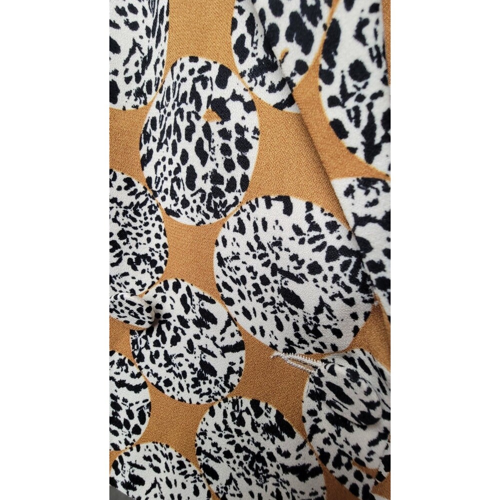 Topshop Animal Print Blazer Women's 6 Bolero Cropped Artsy Chic Retro Bold Edgy - Picture 4 of 6